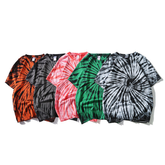 Unisex Tie-Dye Short Sleeve T-Shirts