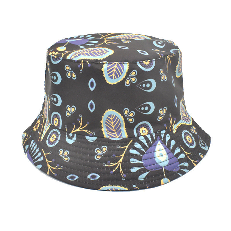 Double-Sided Printed Fisherman Hat