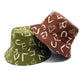 Love Letter Pattern Printed Bucket Hat
