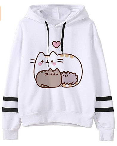 Loose Fit Fleece Casual Hoodie