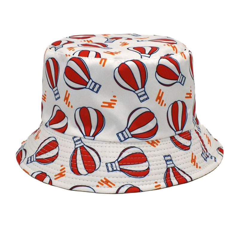 Double-Sided Printed Fisherman Hat