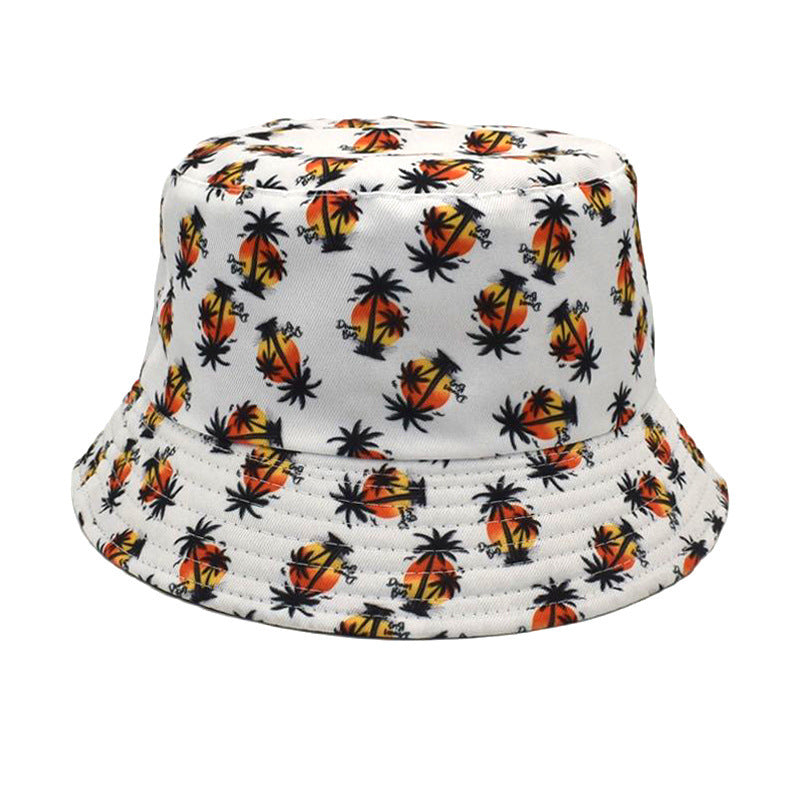Double-Sided Printed Fisherman Hat