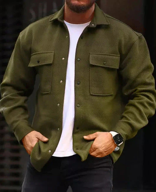 Men’s Polo Collar Fashion Work Coats