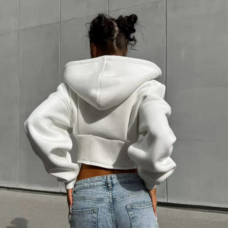 Zipper Hoodie Cardigan Jacket