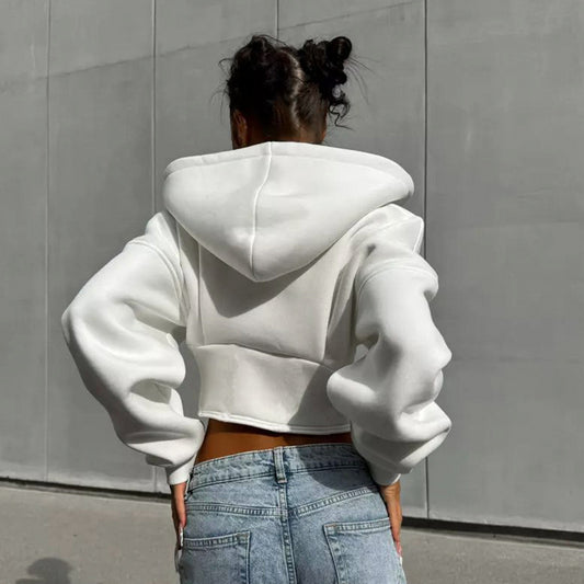 Zipper Hoodie Cardigan Jacket