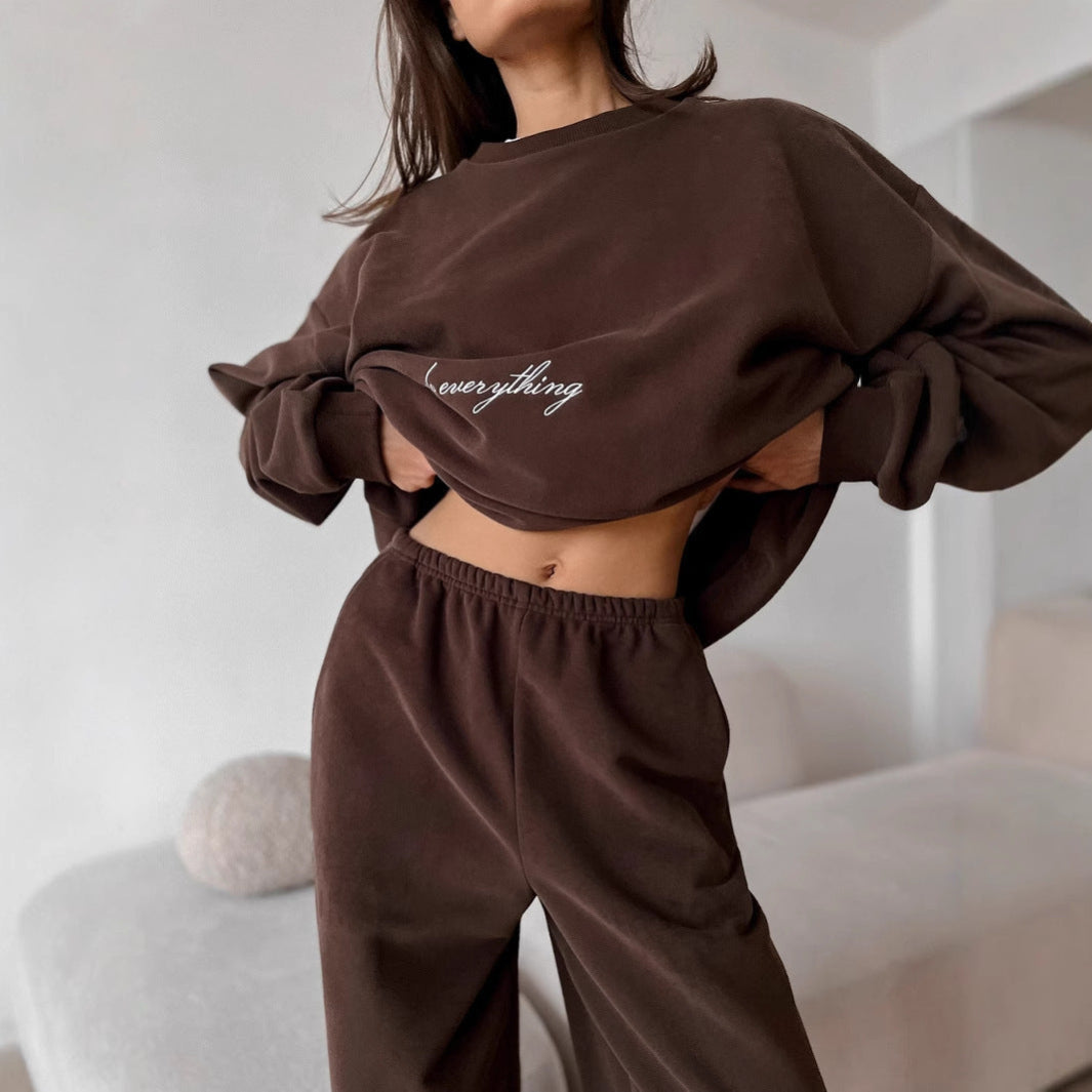 Casual Printed Sweater Sets