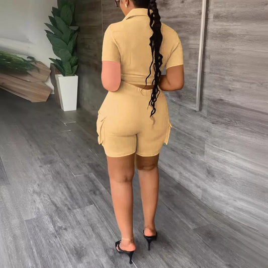 Urban Style Two-Piece Shirt Set
