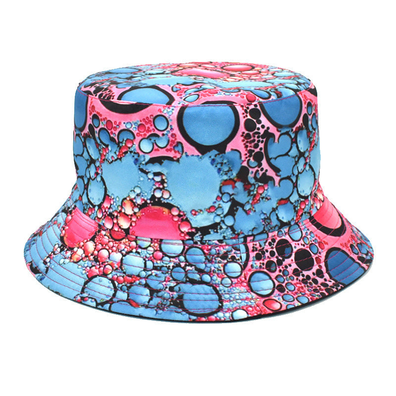 Double-Sided Printed Fisherman Hat