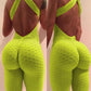 Women’s Cross-Back Yoga Jumpsuit Bodysuit