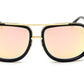 Unisex Designer Flat Top Sunglasses