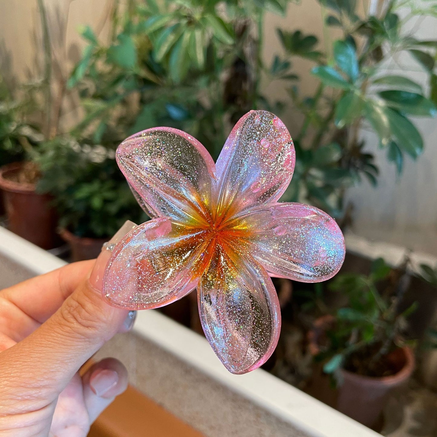 Women’s Colorful Flower Hair Barrettes
