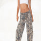 Y2K Camouflage Cargo Pants for Women