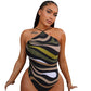 Digital Printed Sleeveless Bodysuits