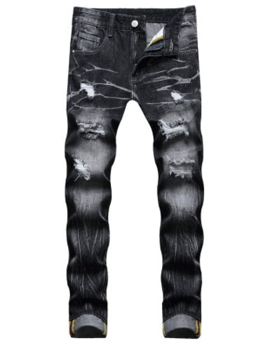 Men’s Vintage Distressed Jeans