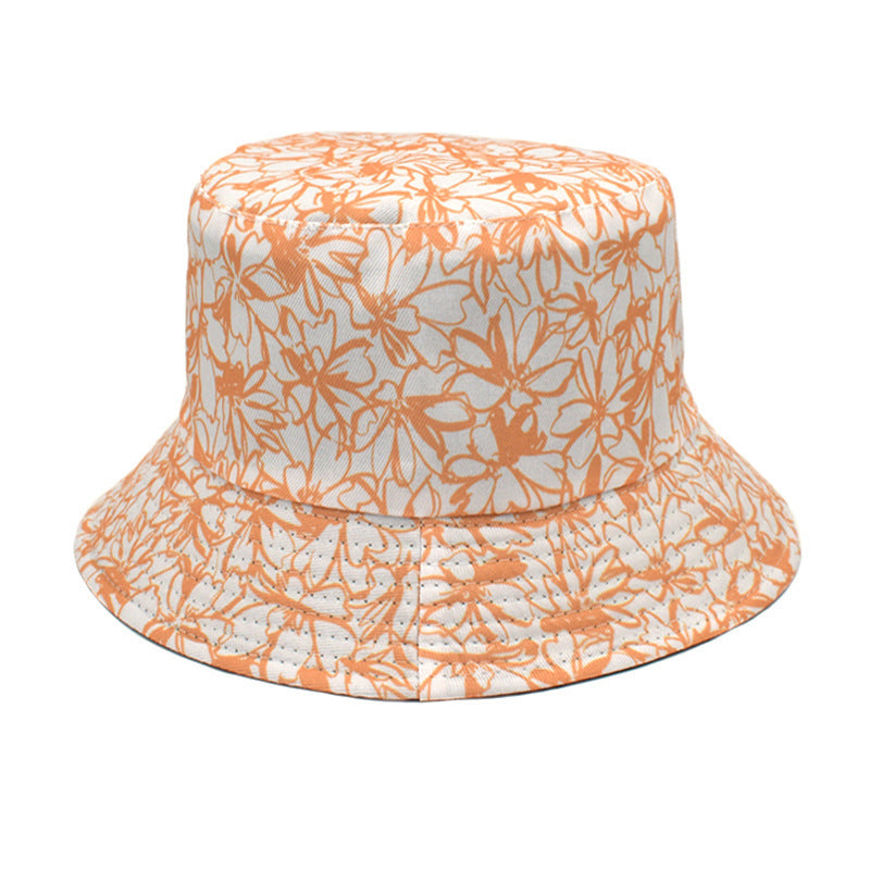 Double-Sided Printed Fisherman Hat