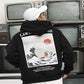 Unisex Retro Streetwear Hooded Sweater