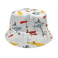 Double-Sided Printed Fisherman Hat