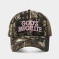 Distressed Jungle Camo Baseball Cap