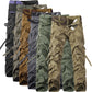 Men’s Washed Multi-Pocket Cargo Pants