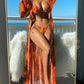 Split Sleeve Bikini Set