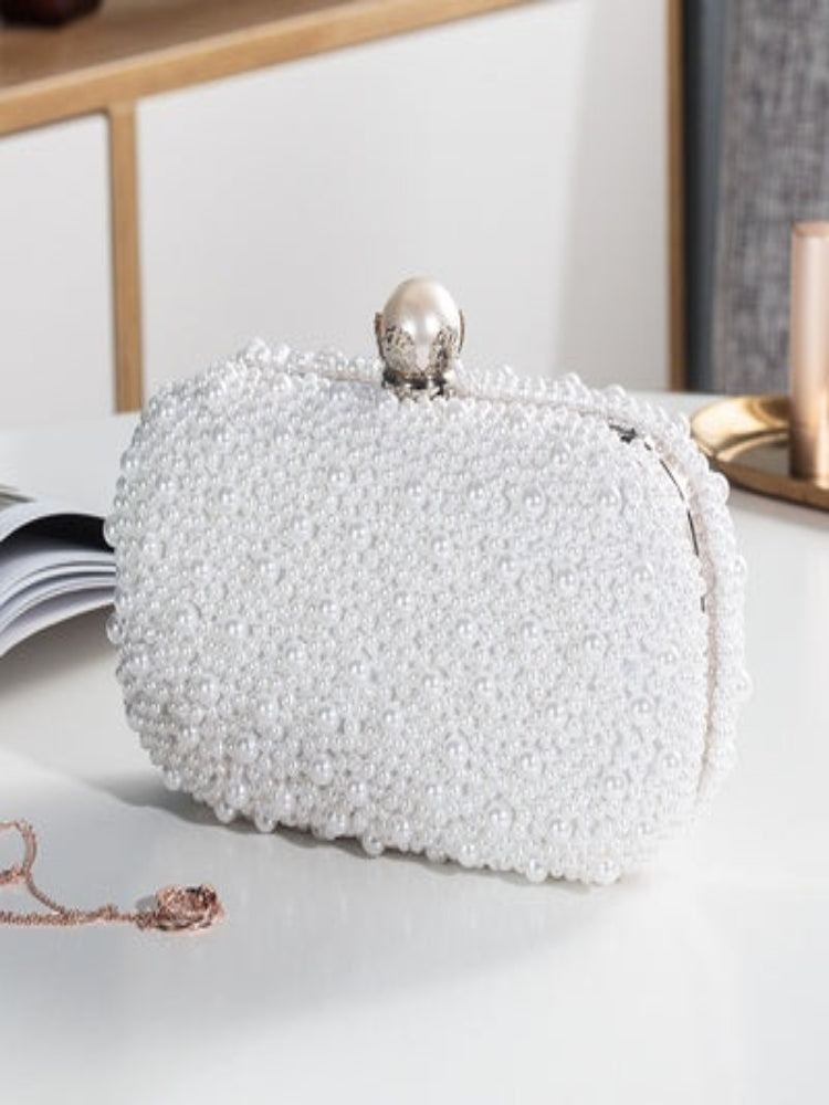 Pearl Clutch for Weddings & Parties