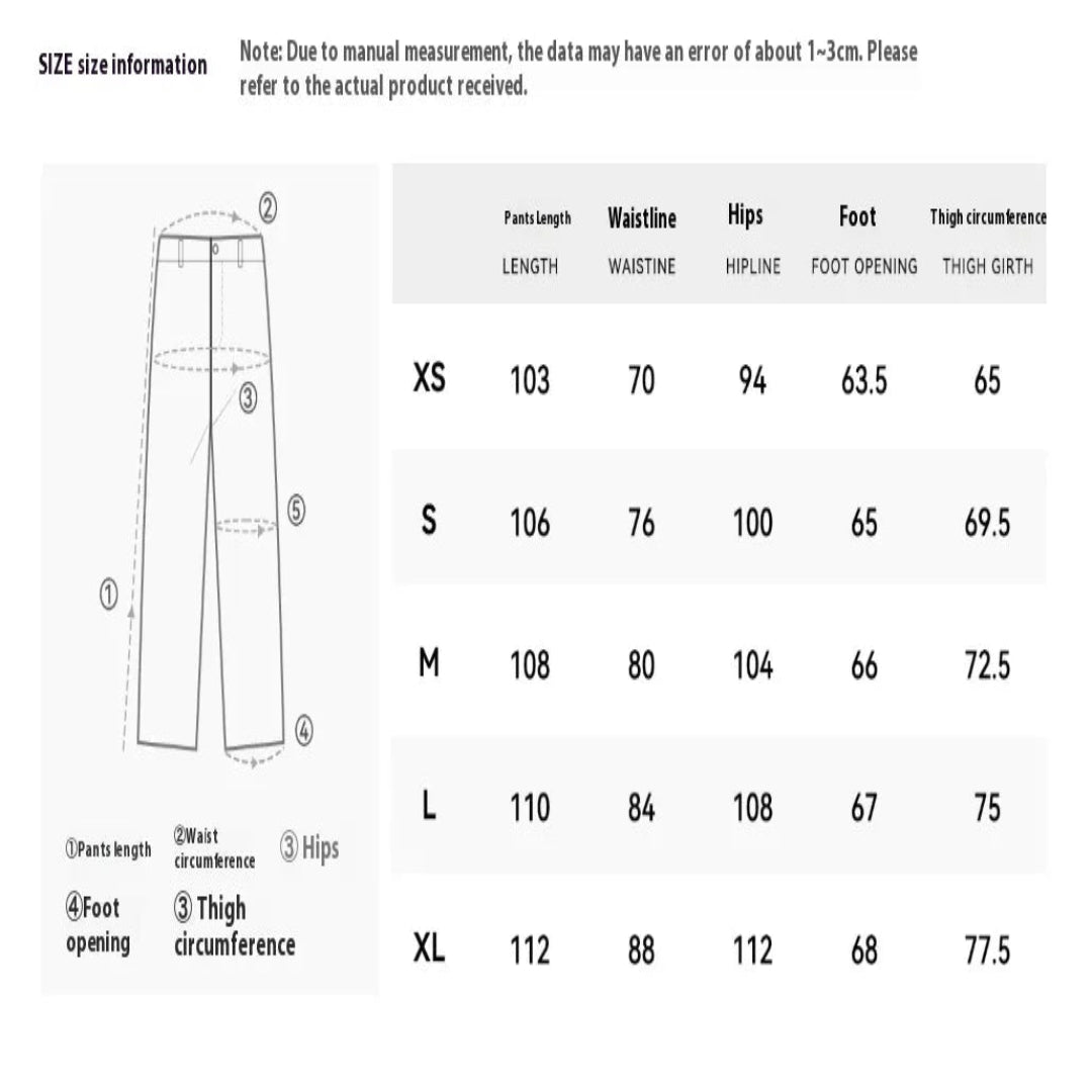 Loose Cotton Wide-Leg Pants