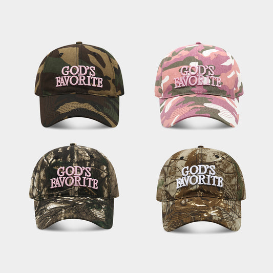 Distressed Jungle Camo Baseball Cap