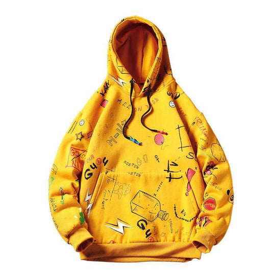 Loose Fit Men’s Hooded Sweatshirt