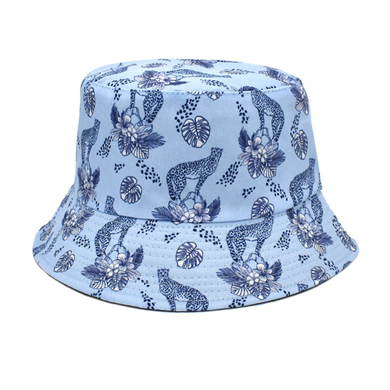 Double-Sided Printed Fisherman Hat