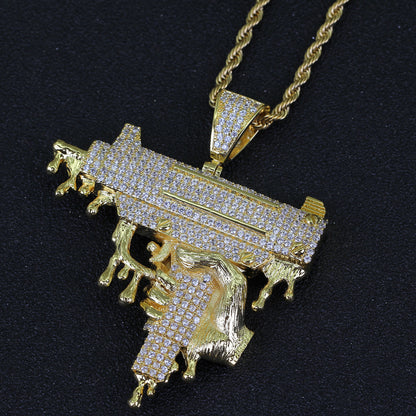 Domineering Hand Pendant Rap Jewelry