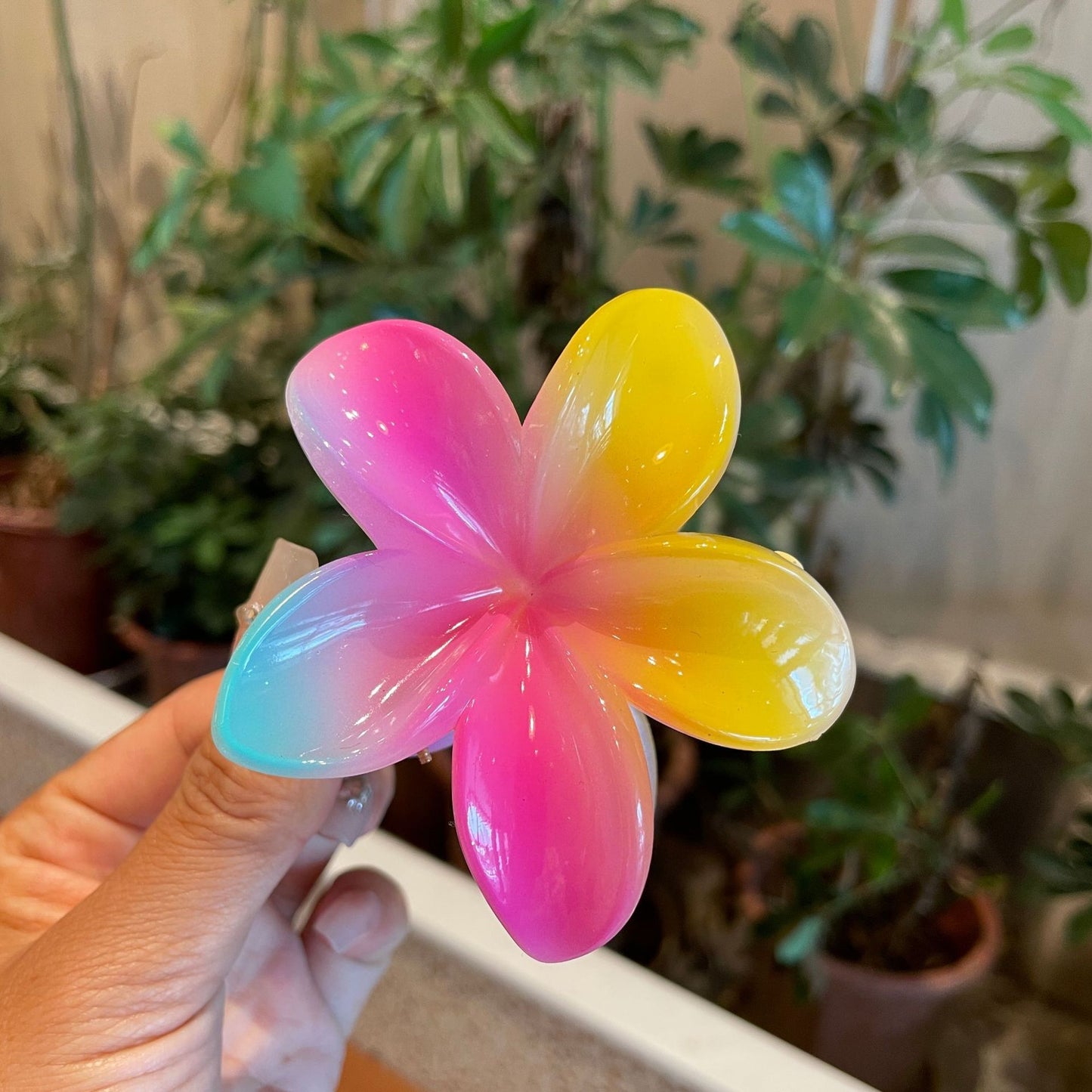 Women’s Colorful Flower Hair Barrettes