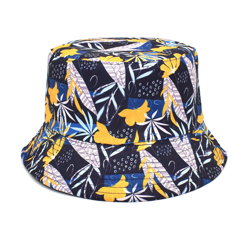 Double-Sided Printed Fisherman Hat