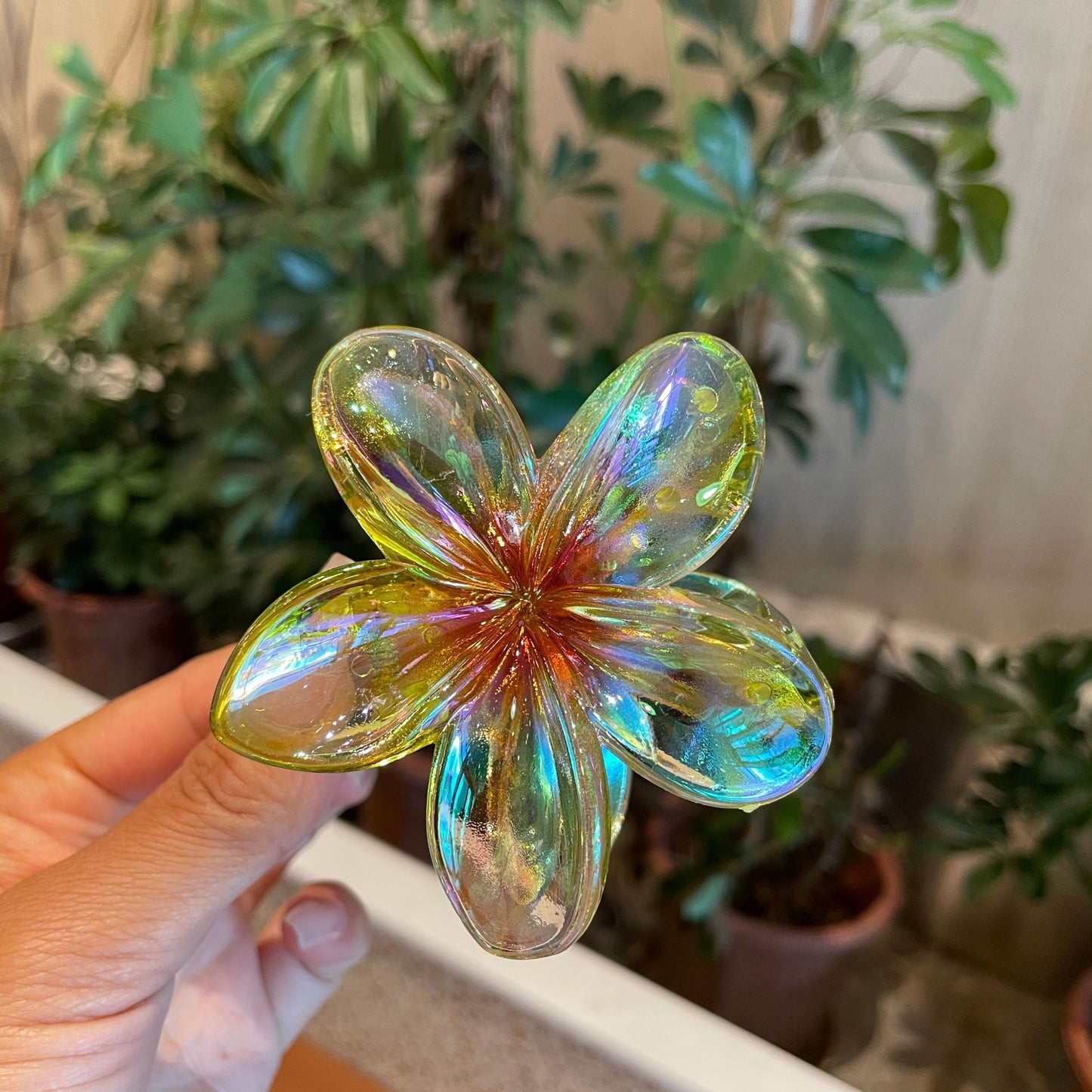 Women’s Colorful Flower Hair Barrettes