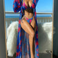 Split Sleeve Bikini Set