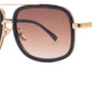 Unisex Designer Flat Top Sunglasses
