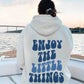 Oversized Hoodie with Statement Text