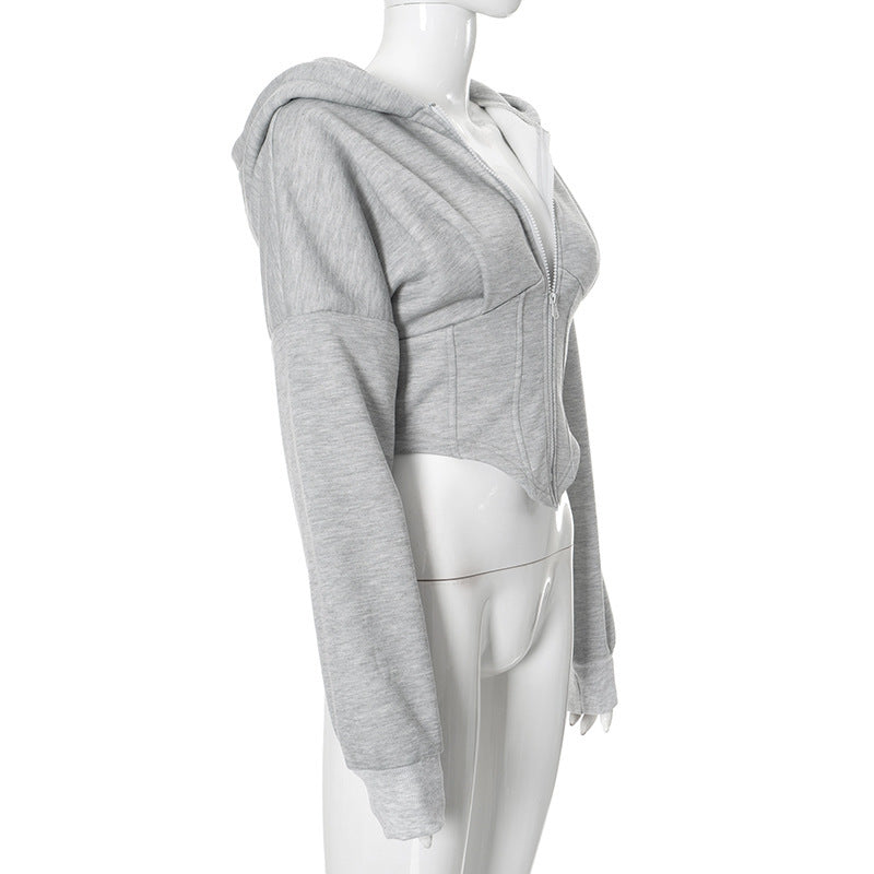 Zipper Hoodie Cardigan Jacket