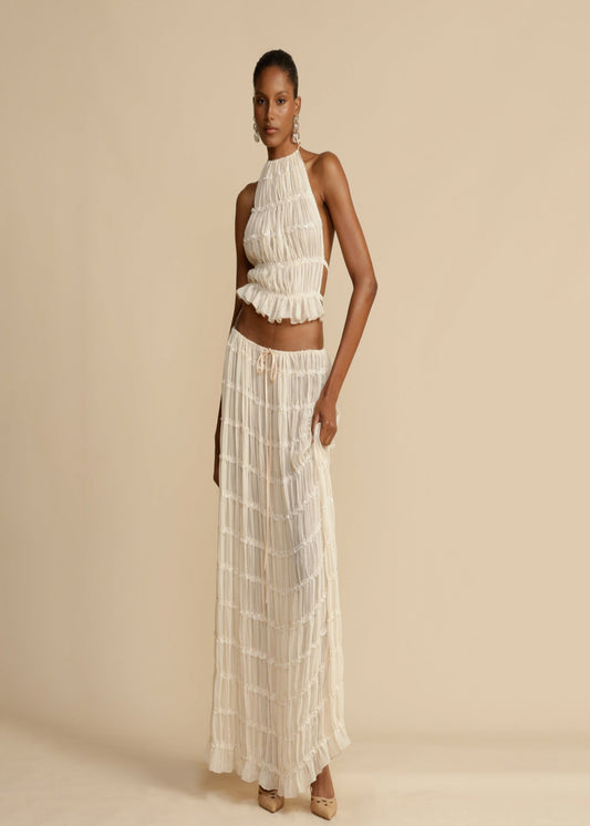 Backless Halterneck Sling Dress