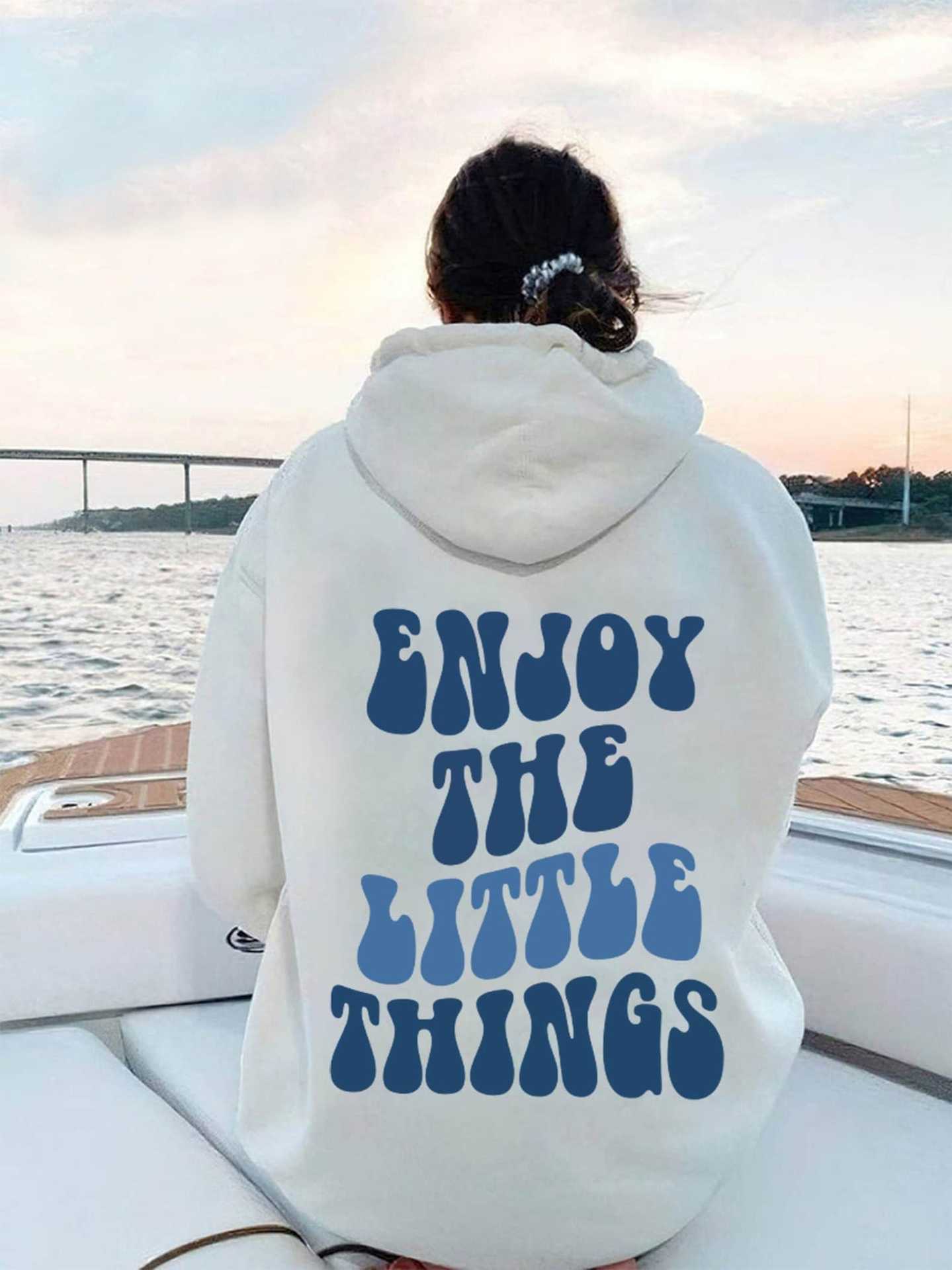 Oversized Hoodie with Statement Text