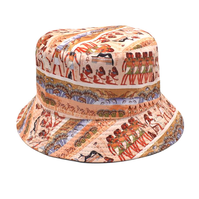 Double-Sided Printed Fisherman Hat