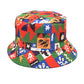 Double-Sided Printed Fisherman Hat