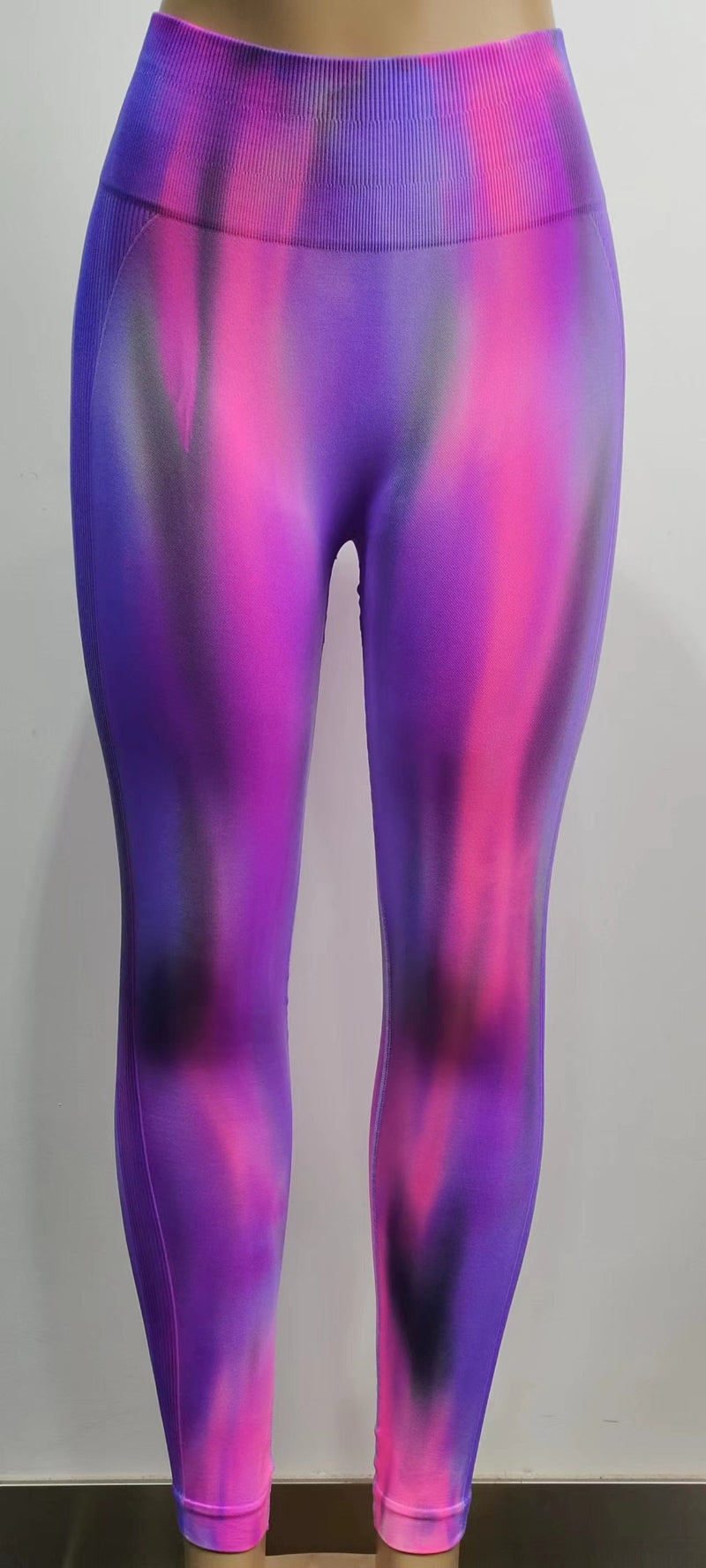 Women’s Tie-Dye High Waist Seamless Yoga Pants