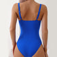 New V-Neck Hollow One-Piece Bikini