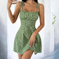 Women’s Floral Ruffle Boho Mini Dress