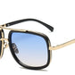 Unisex Designer Flat Top Sunglasses