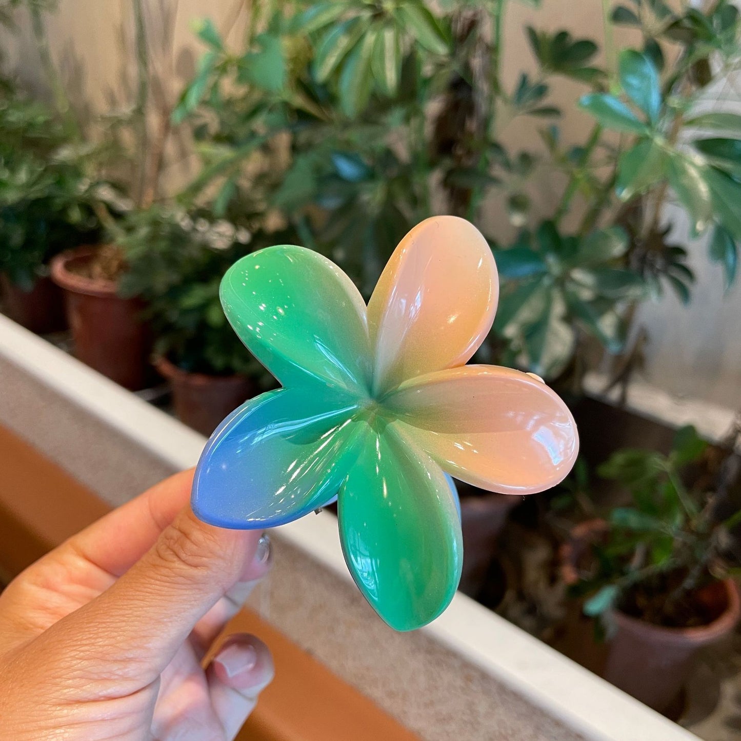 Women’s Colorful Flower Hair Barrettes