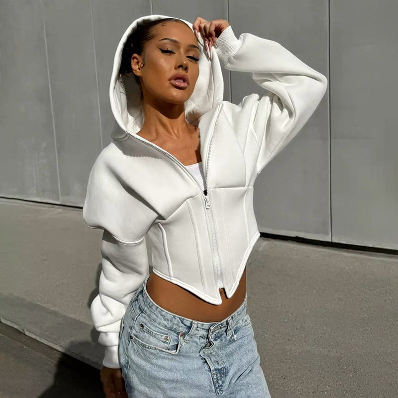 Zipper Hoodie Cardigan Jacket