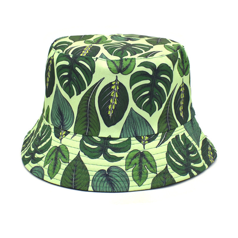 Double-Sided Printed Fisherman Hat