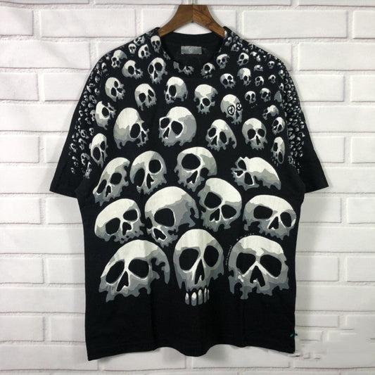 Rap Rock Skull Graphic T-Shirt