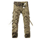 Men’s Washed Multi-Pocket Cargo Pants